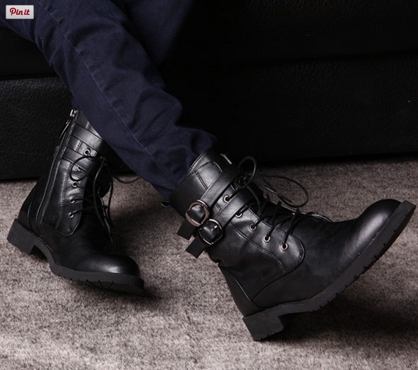 Men Casual Timber Lace Up Boots 