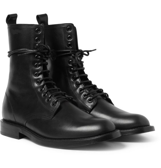 Handmade Men Combat Leather Boots, Men 