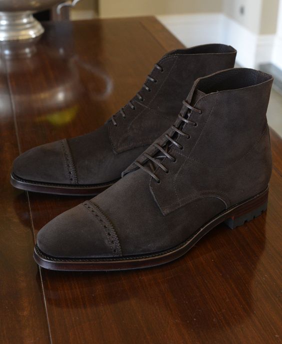 suede oxford boots