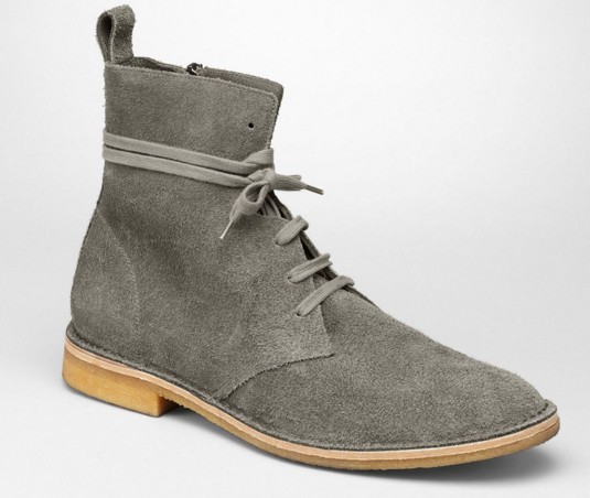 grey suede boot men